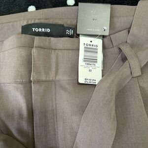 Torrid Taupe Trousers